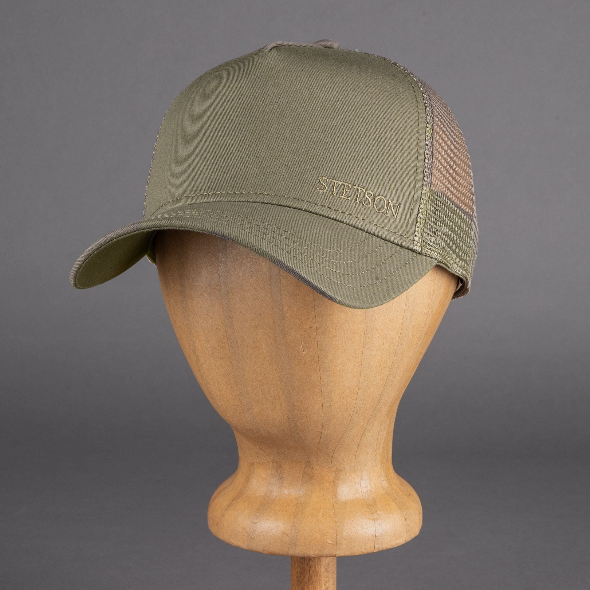 StetsonTrucker Cap Cotton oliveTrucker CapBritish Parts Luzern