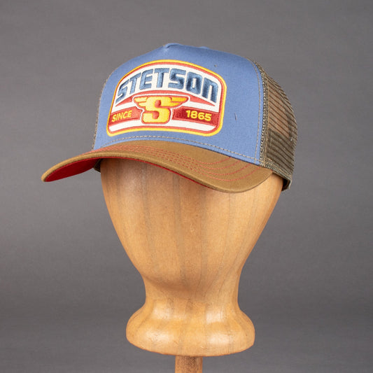 StetsonTrucker Cap S Wing Brown BlueTrucker CapBritish Parts Luzern