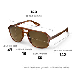 VallonHowlin' Sunglasses - Green / Polarized Sunglasses British Parts Lucerne