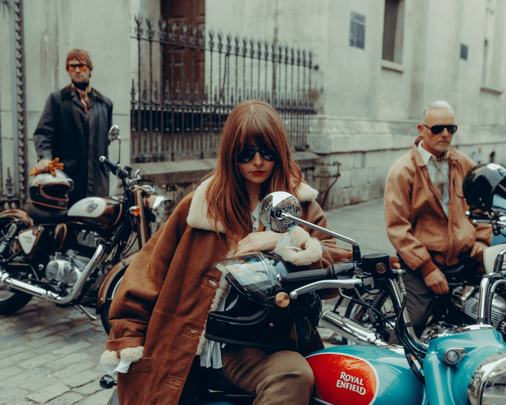 Vallon Royal Enfield Classic Edition Sunglasses - Dark Tortoise - Green Sunglasses British Parts Lucerne