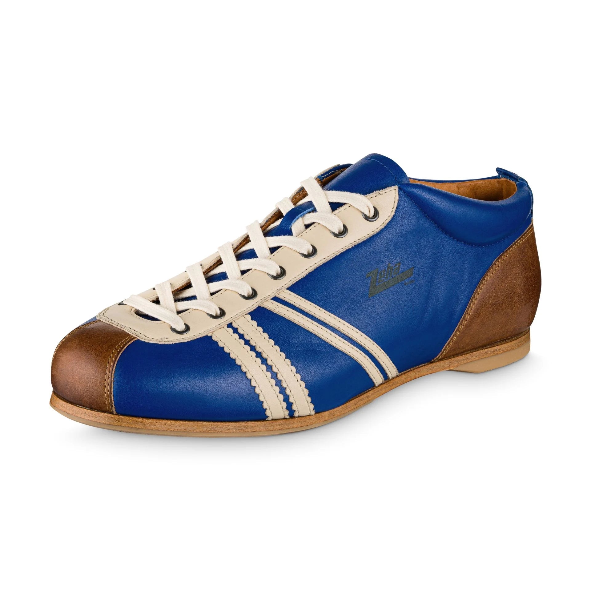 Zeha BerlinCarl Häßner Legacy - Liga - saphir-blau / cognac / weissSchuheBritish Parts Luzern