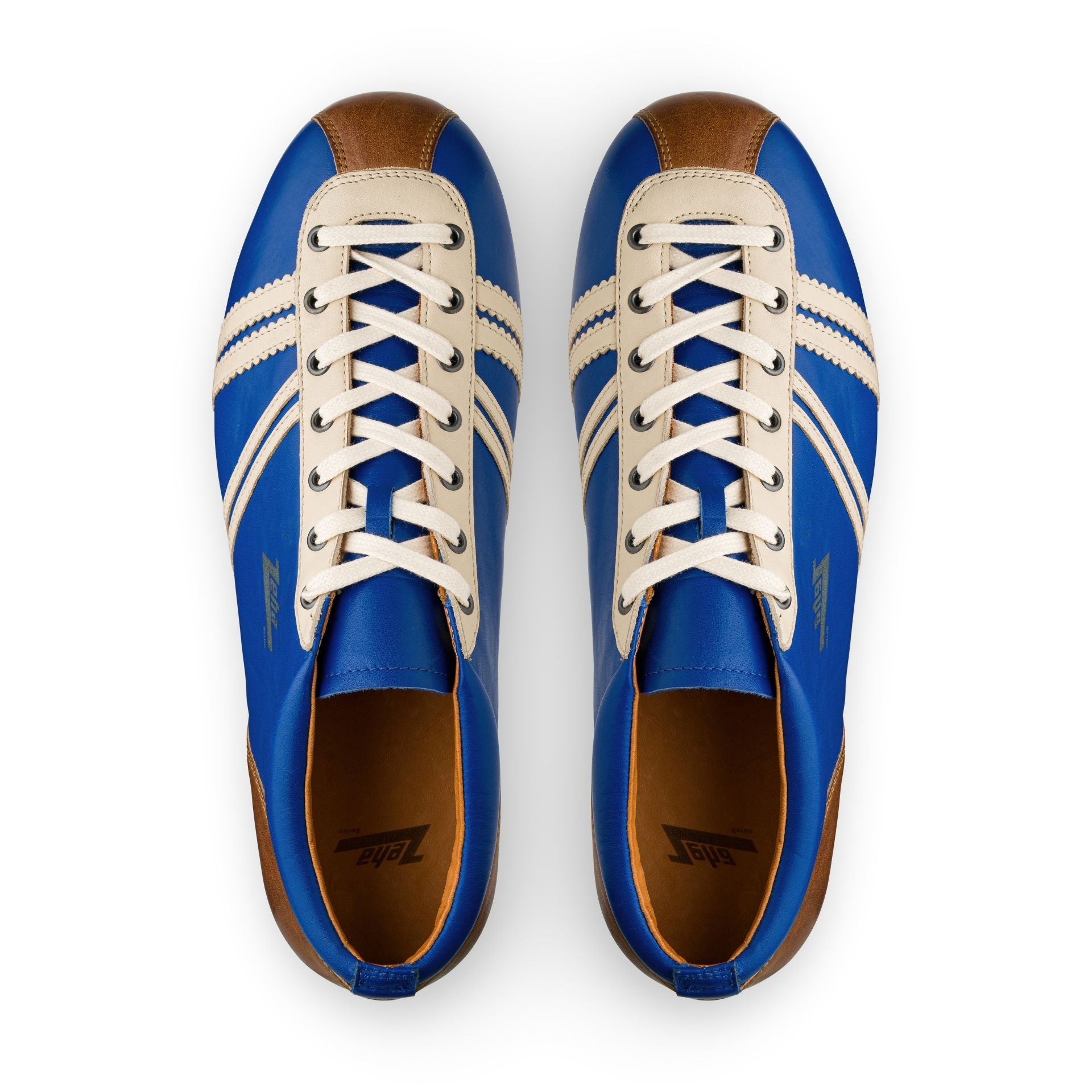 Zeha BerlinCarl Häßner Legacy - Liga - saphir-blau / cognac / weissSchuheBritish Parts Luzern