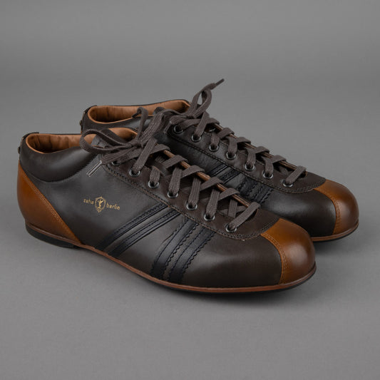 Zeha BerlinCarl Häßner - Liga - gray / blue / cognacShoesBritish Parts Luzern