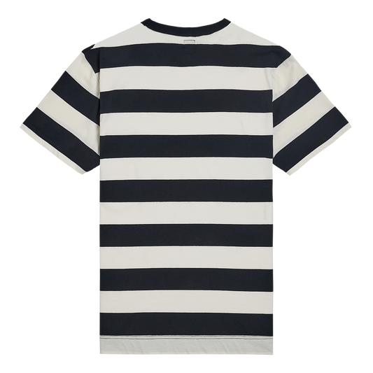 Bratt Striped T-Shirt in Bone / Black
