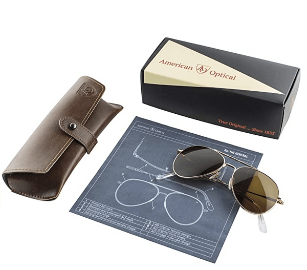 AO Eyewear"The General" Sonnenbrille - GoldSonnenbrillenBritish Parts Luzern