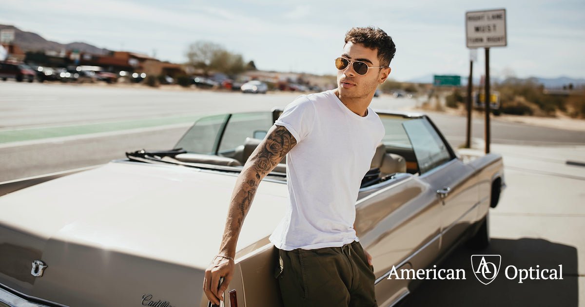 AO Eyewear"The General" Sonnenbrille - GoldSonnenbrillenBritish Parts Luzern