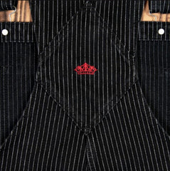 Pike Brothers1953 Mechanic Bib Black WabashHosenBritish Parts Luzern