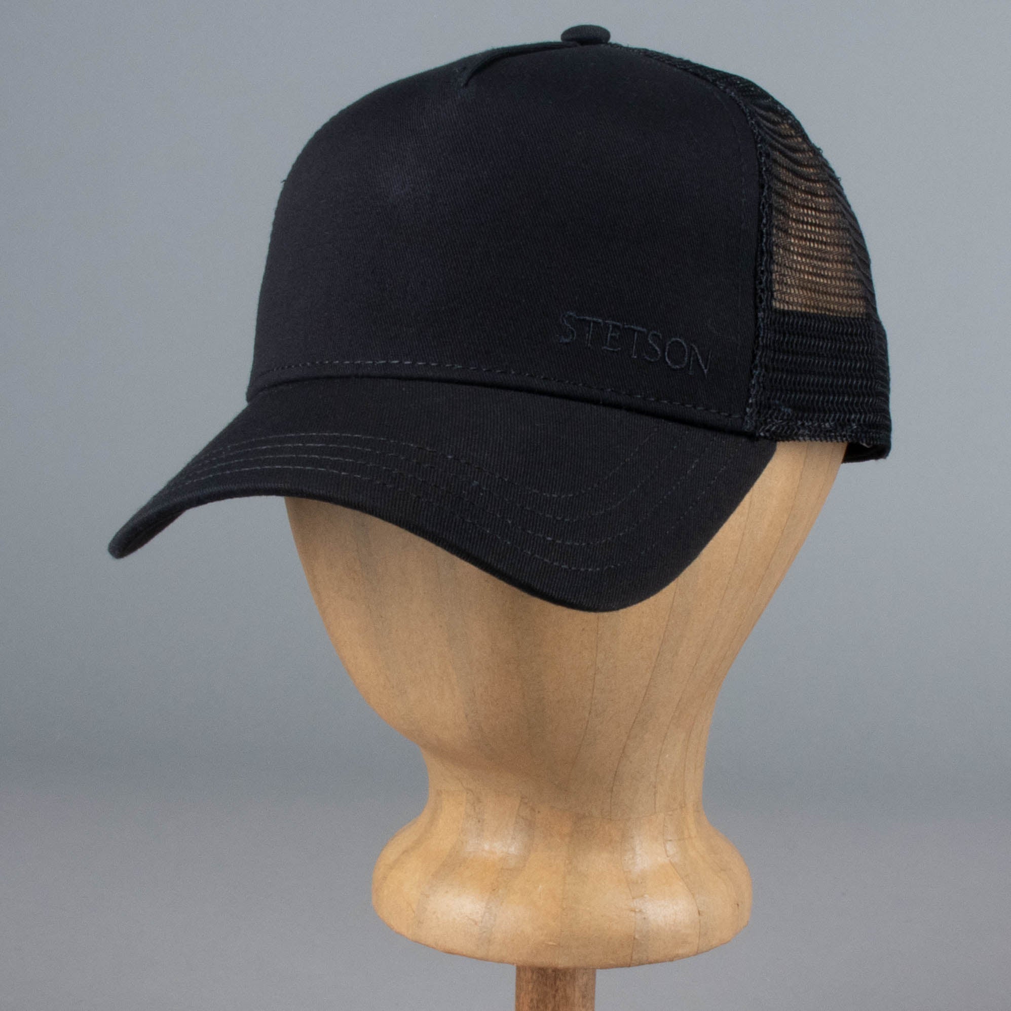 Casquette Stetson Trucker en coton noir Casquette Trucker British Parts Lucerne