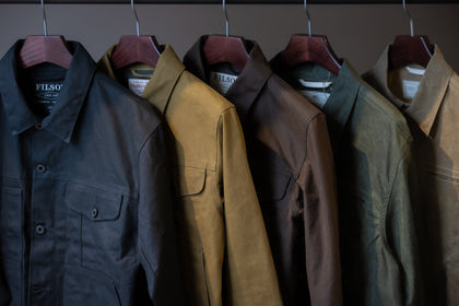 Leichte Wachsjacken für die Übergangszeit.