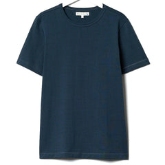 Classic round neck T-shirt 215 mineral blue