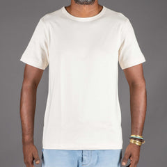 Classic round neck T-shirt 215 natural