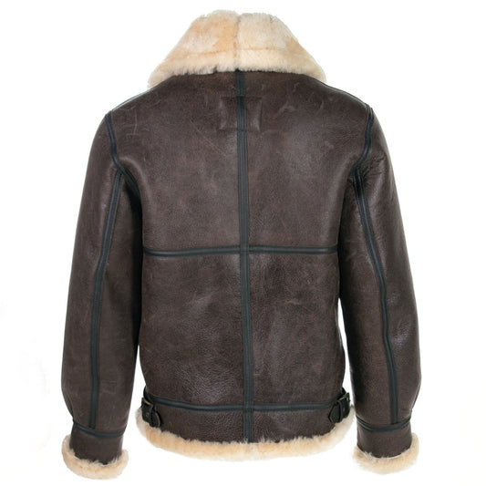 B-3 Bomber Lederjacke braun