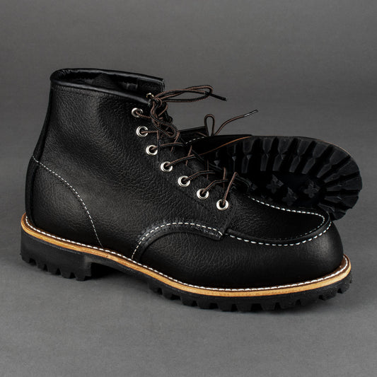 Roughneck 2949 Black Oil Slick Leather Herrenschuhe