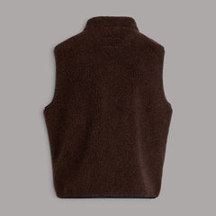 Teddy Wool Vest braun/navy