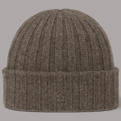 Brown Cashmere Beanie