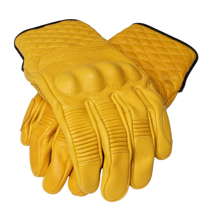 Tucson motorcycle gloves yellow