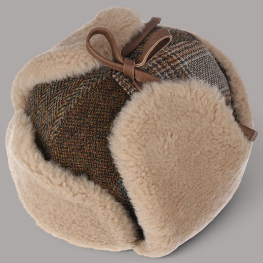 Casquette bomber patchwork