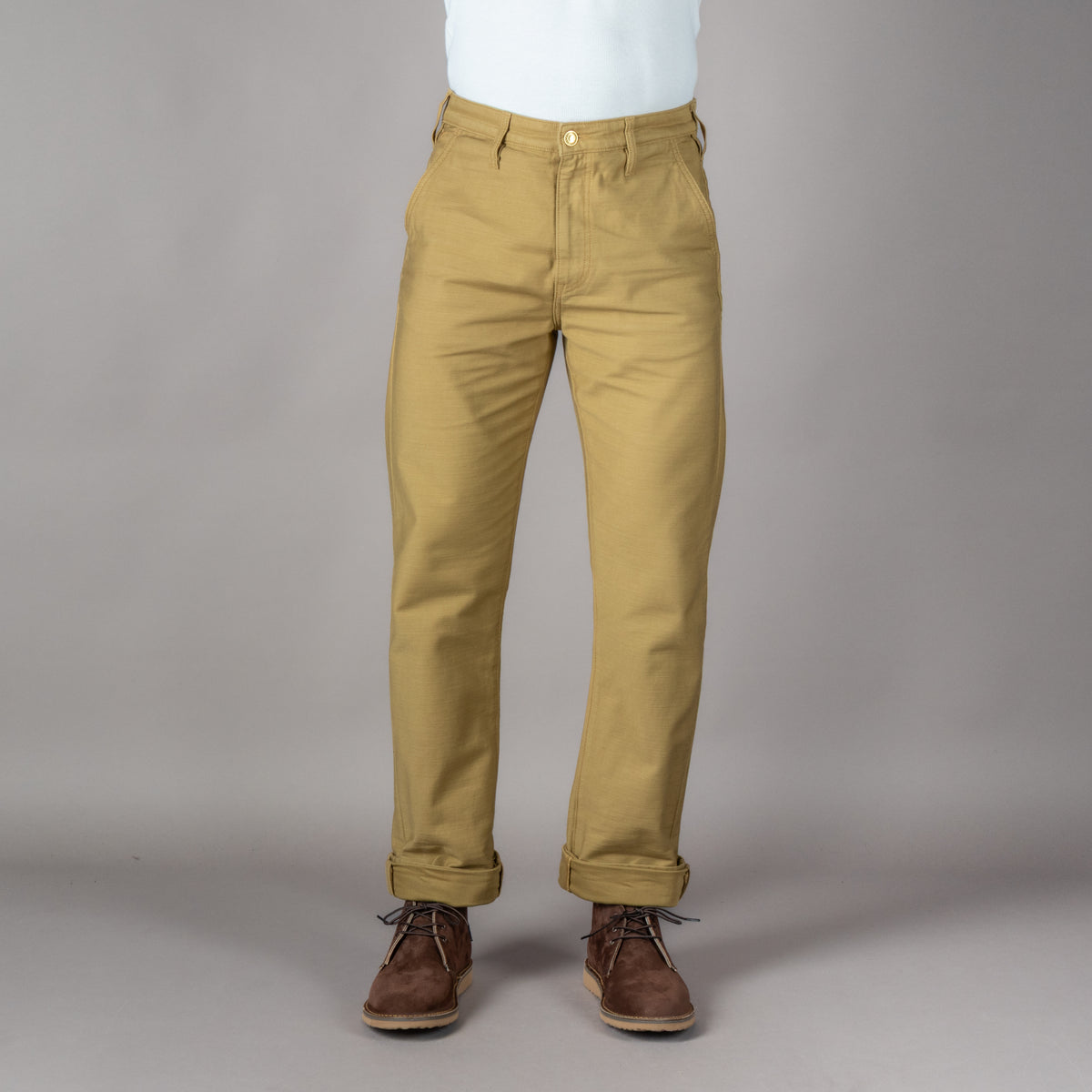 BC-03 Straight Chino Golden Brown