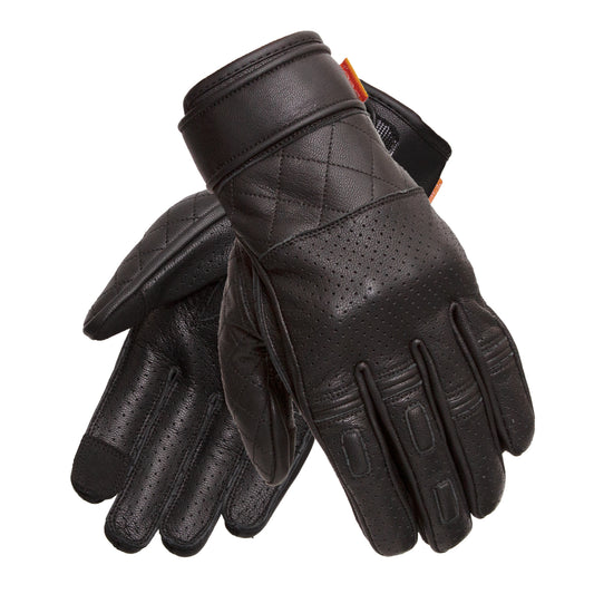 Clanstone D3O motorcycle gloves black