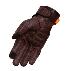 Clanstone D3O motorcycle gloves brown