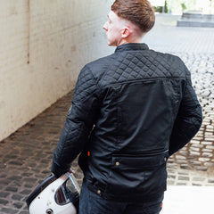 Edale II Cotec motorcycle jacket in black