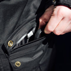 Edale II Cotec motorcycle jacket in black