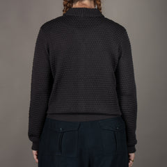 Damen Strickjacke mit Schalkragen Braun