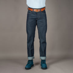 Schmaler Blaumann ZIP Jeanshose 12.5 oz