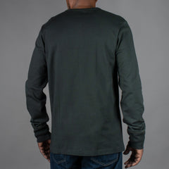 2M06 Mid-Century Machine Refined Fit Long Sleeve Henley - Forest