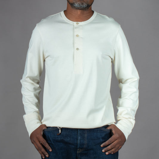 2M06 Mid-Century Machine Refined Fit Long Sleeve Henley Nature