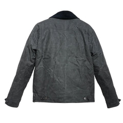 Pollux Padded Wax Jacket in Stone