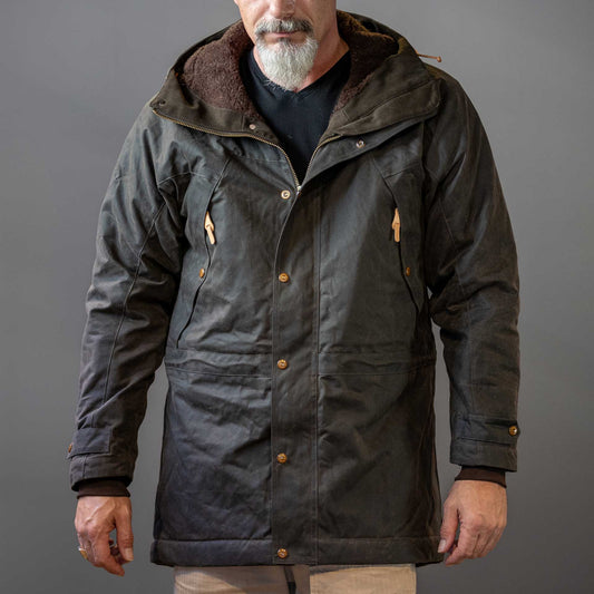 Long Mountain Jacket 7013-WX Cioccolato (Fleece Lining)