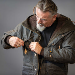 Long Mountain Jacket 7013-WX Cioccolato (Fleece Lining)