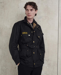 International Original Waxed Jacket black