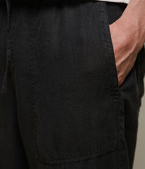 Unisex Hose mit Kordelzug Deep Black