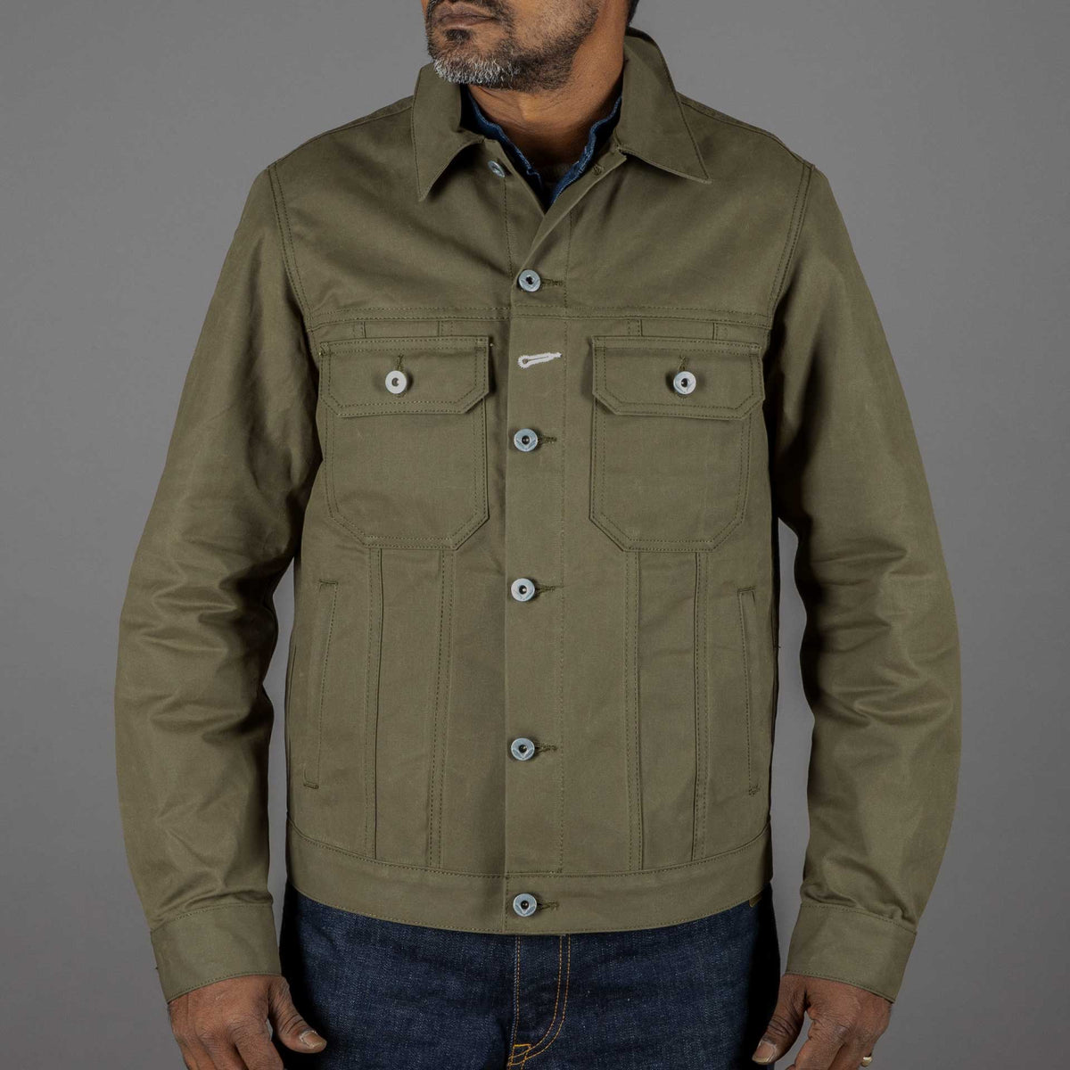 Cruiser Jacket Dry Wax Canvas Olive