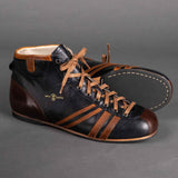 Carl Häßner - Derby - blau / cognac / braun