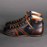 Carl Häßner - Derby - blau / cognac / braun