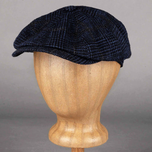 Hatteras flat cap in dark blue