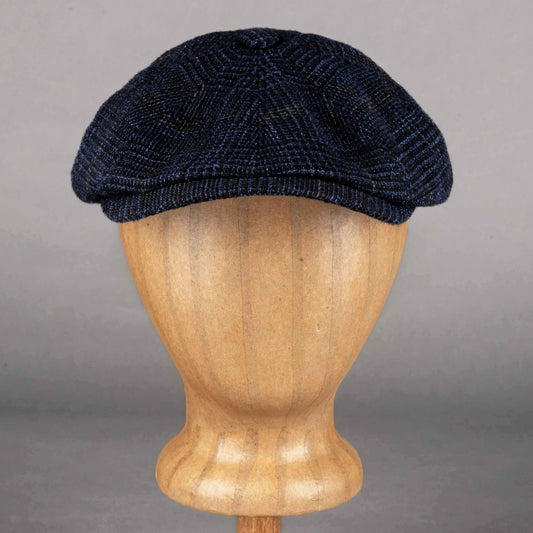 Hatteras flat cap in dark blue