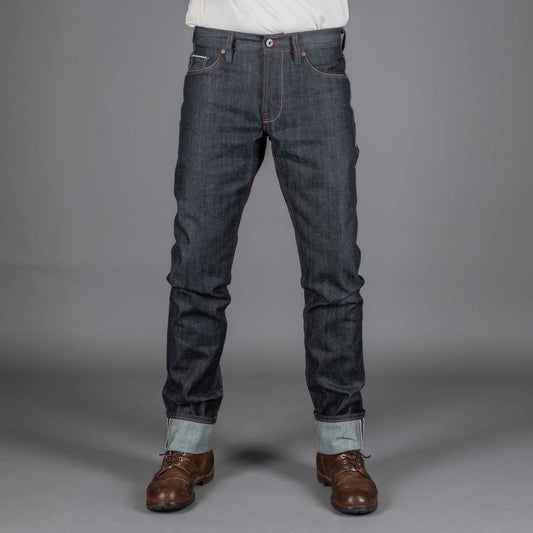 Extra slim boiler suit jeans - white selvage 12.5 oz