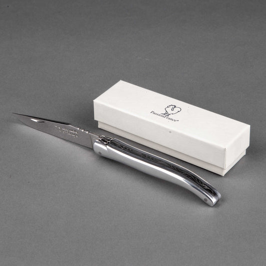 Laguiole Art-Déco Taschenmesser mit Aluminiumgriff