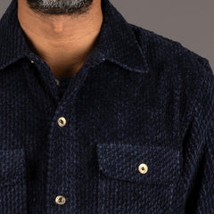 Webster Dobby Cord Shirt blue