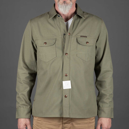 Copeland overshirt made of green United Duck canvas