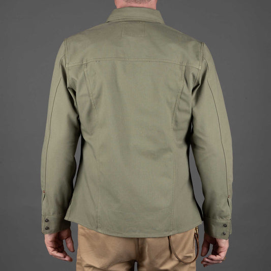 Copeland overshirt made of green United Duck canvas
