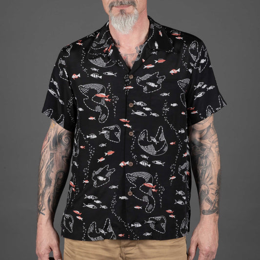 Fish in a thrownet Hawaii Shirt