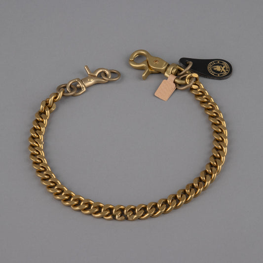 Wallet Chain flat made of brass