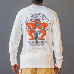 Riding Hot Longsleeve Shirt Vintage White