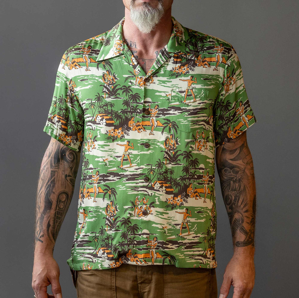 Fish in a thrownet Hawaii Shirt