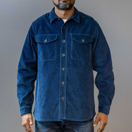 Scout Overshirt Indigo Corduroy